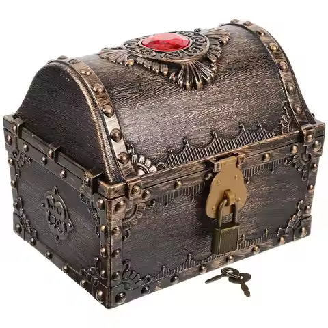 Treasure Box For Kids Party Home Decor Small Treasure Box Pirate Chest Vintage Treasure Box Treasure