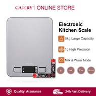 CAMRY 10kg/1g Digital Kitchen Scale Stainless Steel Food Weighing Scale  Cooking Baking Measuring To