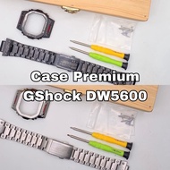 Case Casio Gshock DW 5600 Custom Gmw-B5000TVA Black & Silver