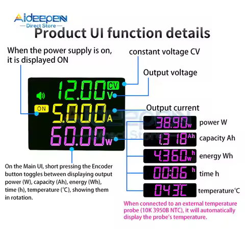 XY6506 XY6509 DC Buck Converter Adjustable Regulated Laboratory Power Supply Constant Voltage Curren