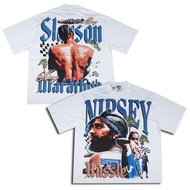 NIPSEY HUSSLE American Rapper T-shirt Music Bootleg Vintage Oversize