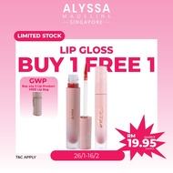OFFICIAL Alyssa Madeline Non-Sticky Lipstick Matte Gincu Lip Gloss VE Hydrating Tahan Lama Lipstik L