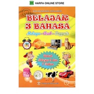 Buku Prasekolah Belajar 3 Bahasa Melayu-Arab-Inggeris Untuk Pelajar 6 dan 7 Tahun