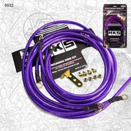 HKS Grounding Cable Wire 8GA Kit 5 Point High Quality Grounding Wire Kit