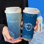 [Overlord Tea Ji Same Style] High-value Milk Tea Cup CHAGEE Thermos Cup Portable Car Water Cup Simpl
