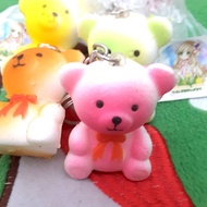 GANTUNGAN Squishy Cute Little bear Cute mini teddy bear Adorable Keychain Kids Toy