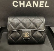 特價💖 Chanel 25c 雙層卡包 cf cardholder double XL 銀包 錢包 零錢包 黑金 荔枝牛皮 ～ 25k 26s 26p 26a 26b classic flap 垂蓋卡
