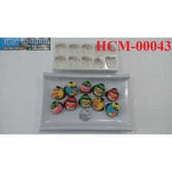 HCM043 Angrybird chocolate mold | Silicone foidgrade