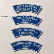 Embroidery Bet Embroidery School Location Size 8x2.8 CM High Quality Available in Many Colors Can Re