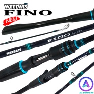 คันเบ็ด WEEBASS FINO คันตีเหยื่อปลอม เนื้อคันกราไฟท์ แบลงค์คัน Graphite TORAY เวท8-17lb และ 10-20lb 
