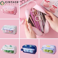 QINSHOP Pencil  School Supplies Canvas Stationery Box School Pencil Cases Kawaii Schoolbag Shape Storage