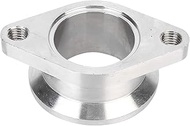 Flange Adapter, 1.5in to 1.7in 2 Bolt Stainless Steel Exhaust Flange V-Band MV-R Wastegate Flange Ad