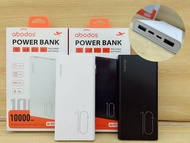 ABODOS PROTABLE POWER BANK 2 OUTPUT 2INPUT
10000MAH
MODEL：-AS-PS10
Rm 40