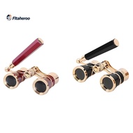 3X25 Opera Glasses Binoculars Theater Glasses Mini Binocular Compact with Handle for Adults Kids Wom