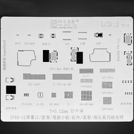 Amaoe LCD: 2 LCD 2 BGA Reballing Stencil Phon 12 12 Pro 12 Pro Max 11 Max XR XS 8 8P 7 7P 6S 6SP Plu