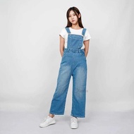 Overalls denim Long jumpsuit Long Pants jumpsuit Women Fashion Simple Cute Loose jumpsuit Korean Version