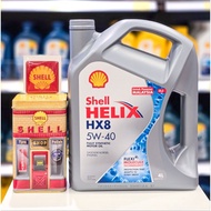 Shell Helix HX8 5W-40 4L (SIRIM Certified) + FREE Gift