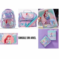 Smiggle Ori Ariel Backpack, lunch bag, stationery, wallet, pencil case