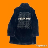 (0)0021 Supreme x Hysteric Glamour Fuck You Faux Fur Coat
