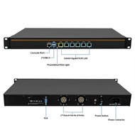 1U Rackmount  Intel Core i5 3320M i3-2350M I3-3110M Dual Core Firewall Router With 6 X Intel  LAN VP