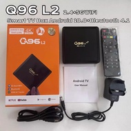 【Local Stock 】Smart TV Q96 L2 TV 6k 2.4/5g WIFI 16+256GB chip c120 wireless keyboard 4K 5g Android A