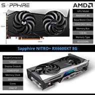 *Ready stock AMD SapphireNitro RX6600XT 8G GDDR6 Graphic card GPU
