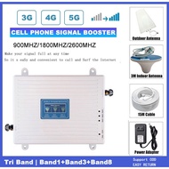 Tri-band Signal Repeater LTE 3g 4g 5g Cell Phone Signal Booster Repeater