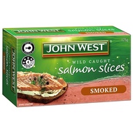 JOHN WEST WILD CAUGHT SALMON SLICES SMOKED 125GM