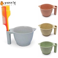 YANMIG Coloring Mixing Dye Bowl, Large Capacity Styling Accessories Hair Dying Container,  Wheat Str