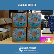 SENAR PE X6 PLOTTO WARNA MULTICOLOR PANJANG 50METER UNTUK CASTING DAN MICROJIG