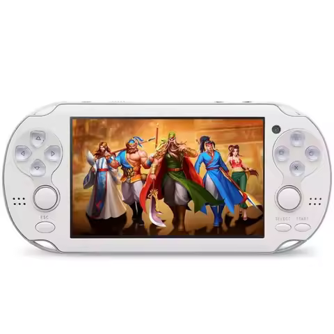 4.3 inch Joystick Game Console, 8GB, 2200 Games, Arcade, Emulator, Portable, MP3/4, TV Out - Gifts f