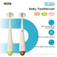 Dr.isla Kids Toothbrush 3-Sided 0.12mm Soft PBT Bristles Non-slip Handle Gentle Gums 2-9Y BT12