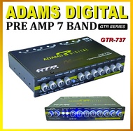 Adams Digital Pre Amp 7 Band Parametric Equalizer GTR-737 GTR-707 (GTR-Series)