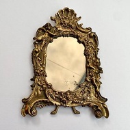 來自法國的古董華麗鏡子鑄造青銅相框