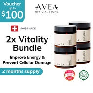 AVEA Vitality Bundle 2x | NMN Supplement + Booster | Swiss Quality | NAD Supplement | Antioxidants