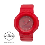 [Watchspree] Casio G-Shock Analog-Digital Classic AW-500 Series Red Resin Band Watch AW500BB-4E AW-500BB-4E