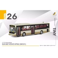 Weiying Tiny Sunshine Bus Regal KMB26 B7RLE NR331 1: 110 Hong Kong Alloy Car Model