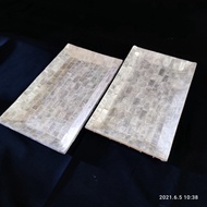 15x25cm square shell plate dessert plate shell sushi plate premium