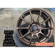 RAXER RP10X 16inc AXIA BEZZA MYVI SAGA VVT CITY VIOS JAZZ