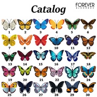 [Contents 12 PCS] Butterfly Topper - Butterfly - Cake Decoration - Butterfly Bouquet - Graduation Bo