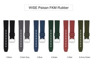 WISE สายนาฬิกา สายยาง FKM Paisan ขนาด 20 mm.