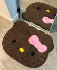 Hawaiian Black Leather Hellokitty Hello Kitty Carpet Floor Mat Cute Absorbent Stuffed Bathroom Door Automobile Cushion