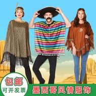 halloween costume halloween costume women Halloween Ethnic Style Cloak Costume for Adults & Kids