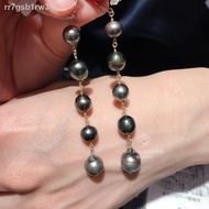 ☊▬soso rabbit agete shop limited 10k gold South Sea pearl black pearl earrings Japan purchasing