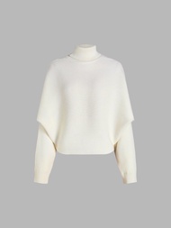 Cider Solid Turtleneck Sweater