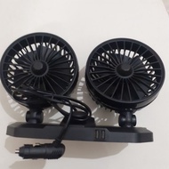 Double blower fan 12 VOLT 24 VOLT with 2 charging holes hp