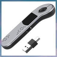 D13Pro Air Mouse with Touchpad Wireless PPT Pointer Bluetooth 2.4G Remote Control for PowerPoint/Tab