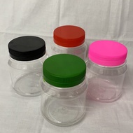 PET jar cookies container M2018 candy container with plastic lid