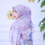 Jilbab Segi Empat / The Bridge Ungu / Voal Ultrafine / Jilbab Motif