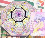 小忌廉 透明 傘 玻璃 彩繪 遮 雨傘 7-11 Creamy Mami Umbrella